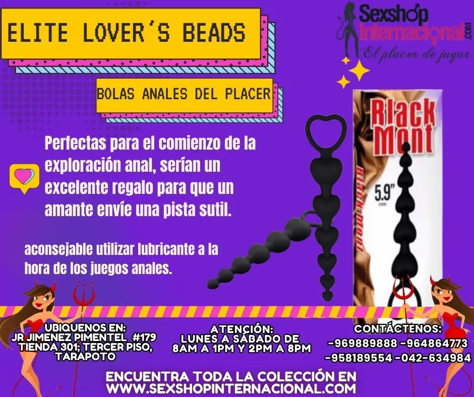 ELITE LOVER S BEAD S BOLITAS DE PLACER EXTENDIBLE