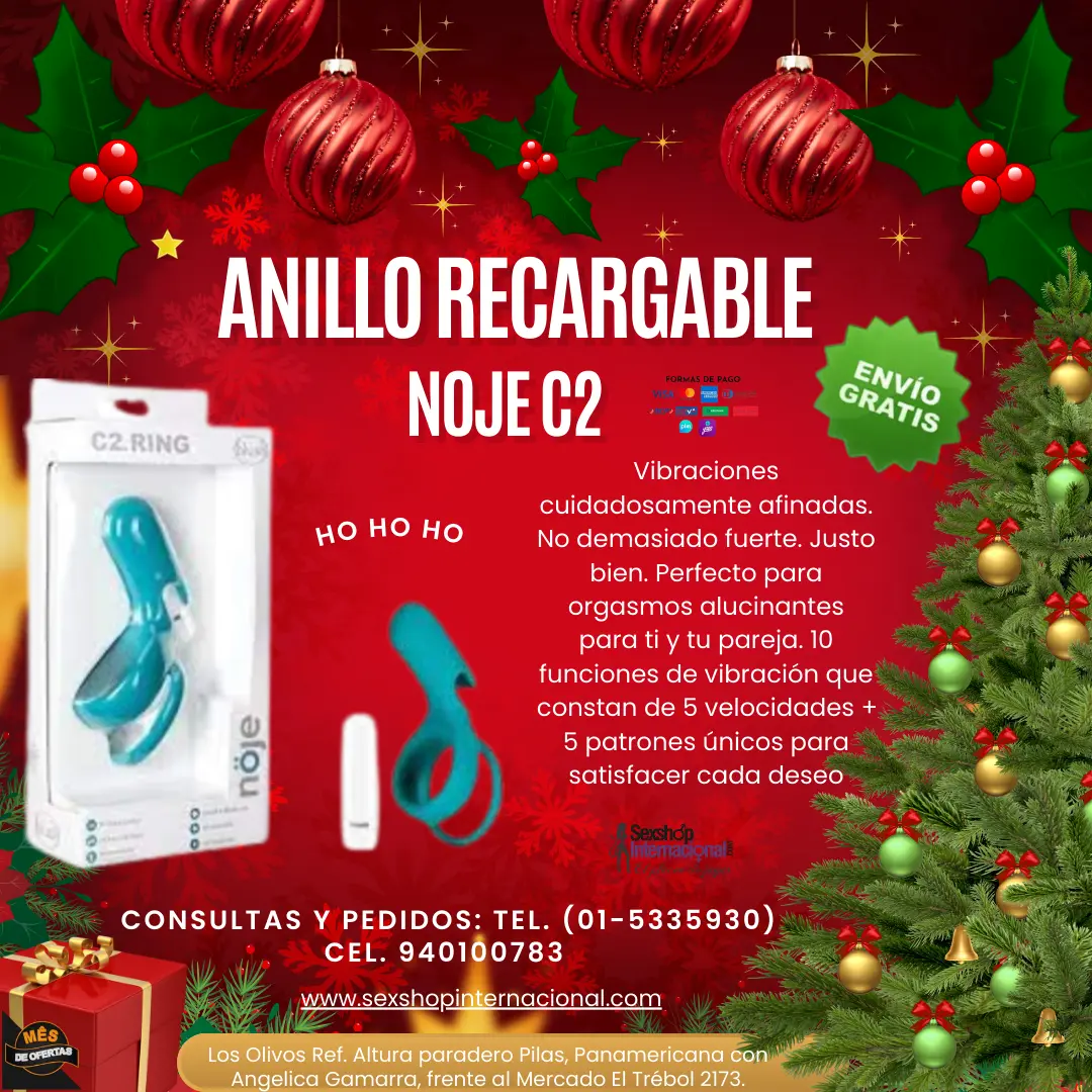 DOBLE ANILLO VIBRADOR RECARGABLE 