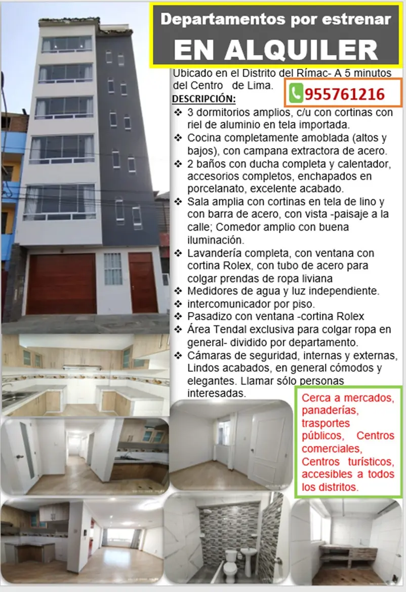 ALQUILO departamentos en estreno 