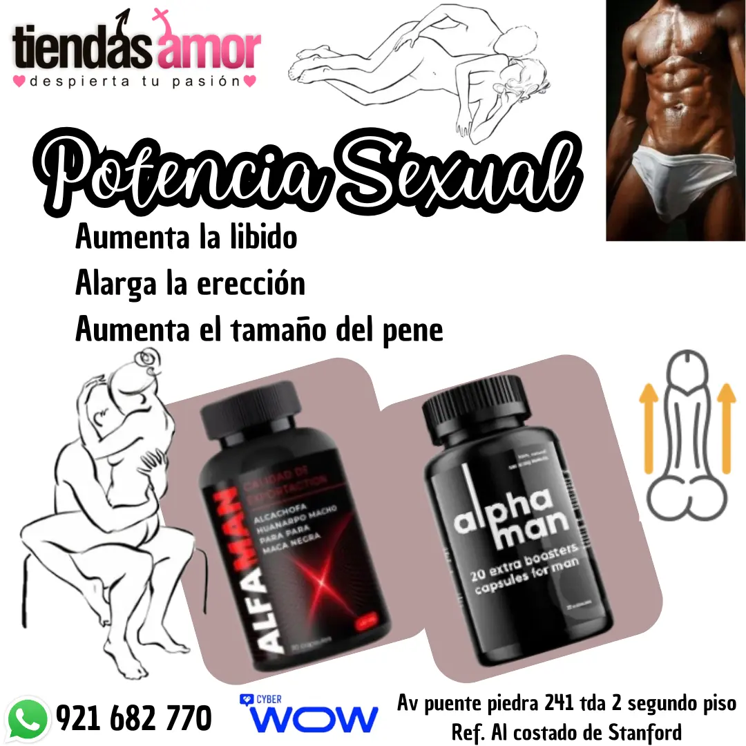 Potencia Sexual Erecciones Firmes Aumenta el tamaño del pene