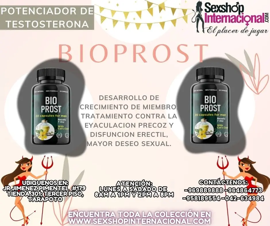 BIOPROST CRECIMIENTO Y PODER VARONIL