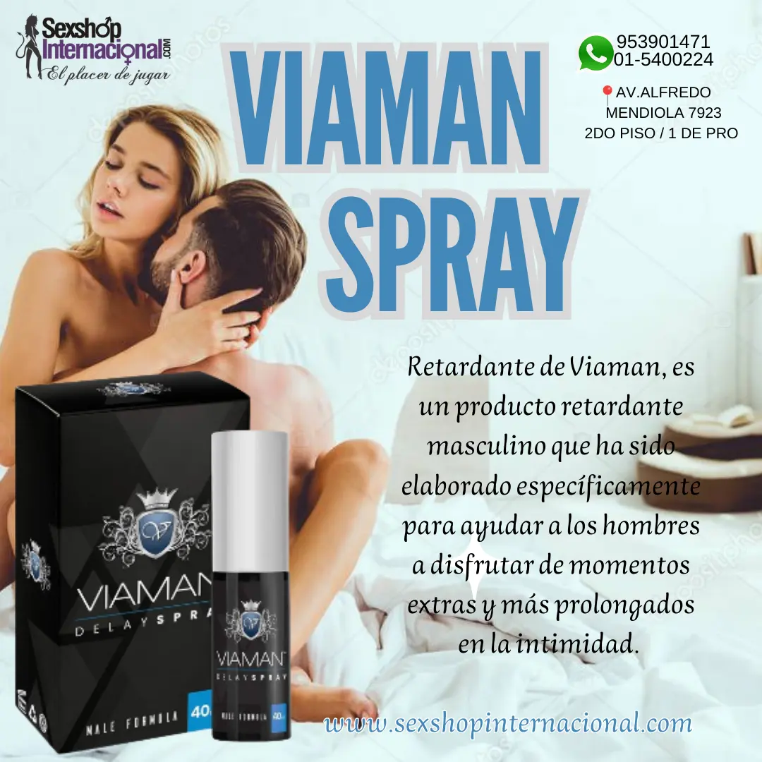 SPRAY VIAMAN-RETARDANTE-SEXSHOP