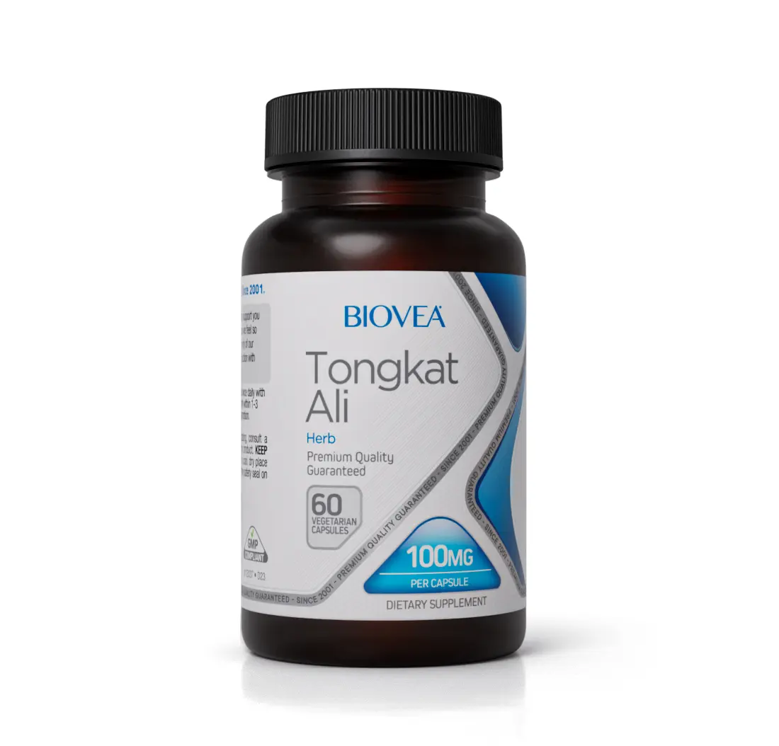 TONGKAT ALI LJ100 Extract 100mg 60 Capsulas Estimula la libido y mejora el desempeño sexual