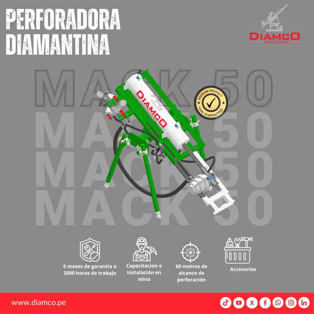 Perforadora Neumática MACK 50