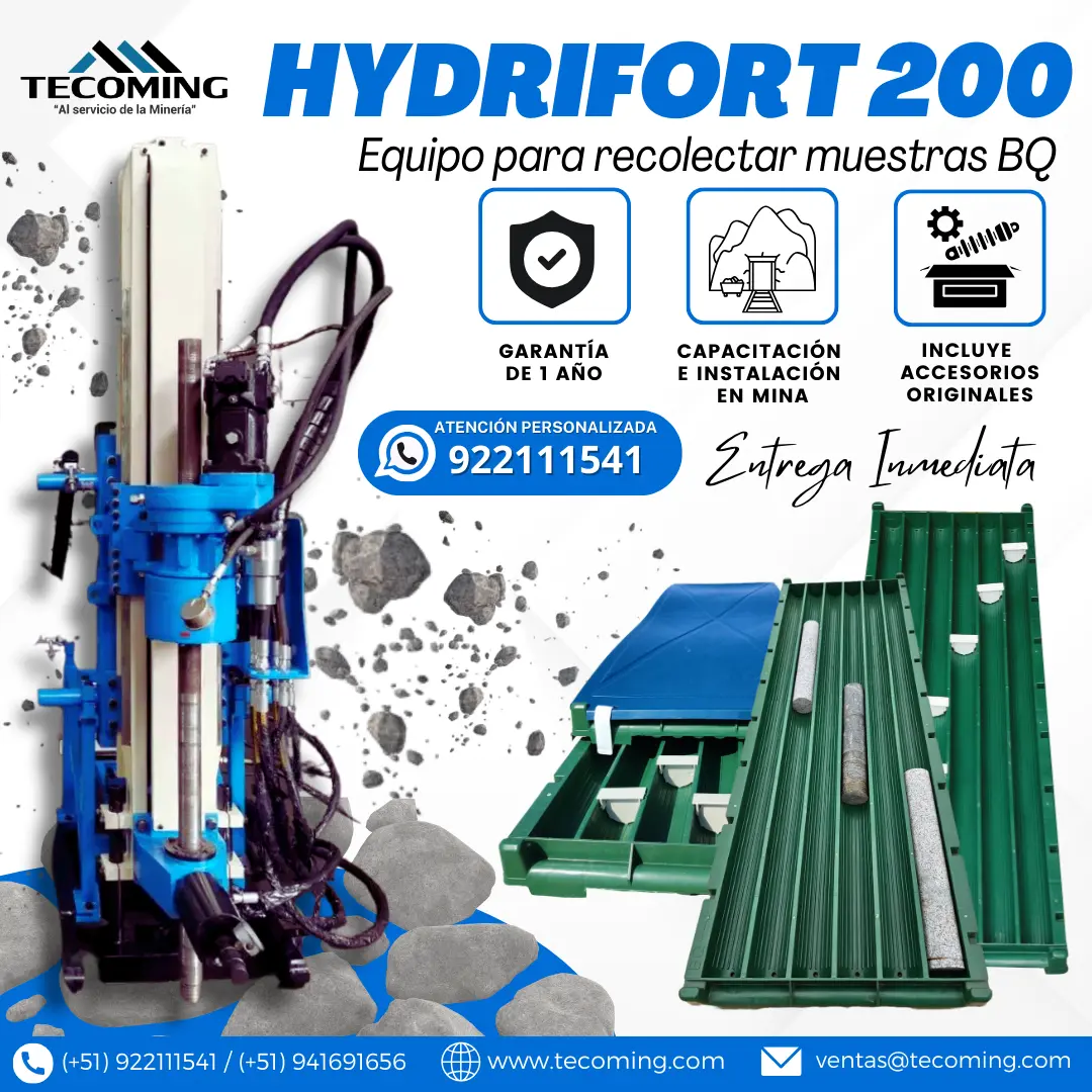 PERFORADORA DIAMANTINA HYDRIFORT 200 TECOMING