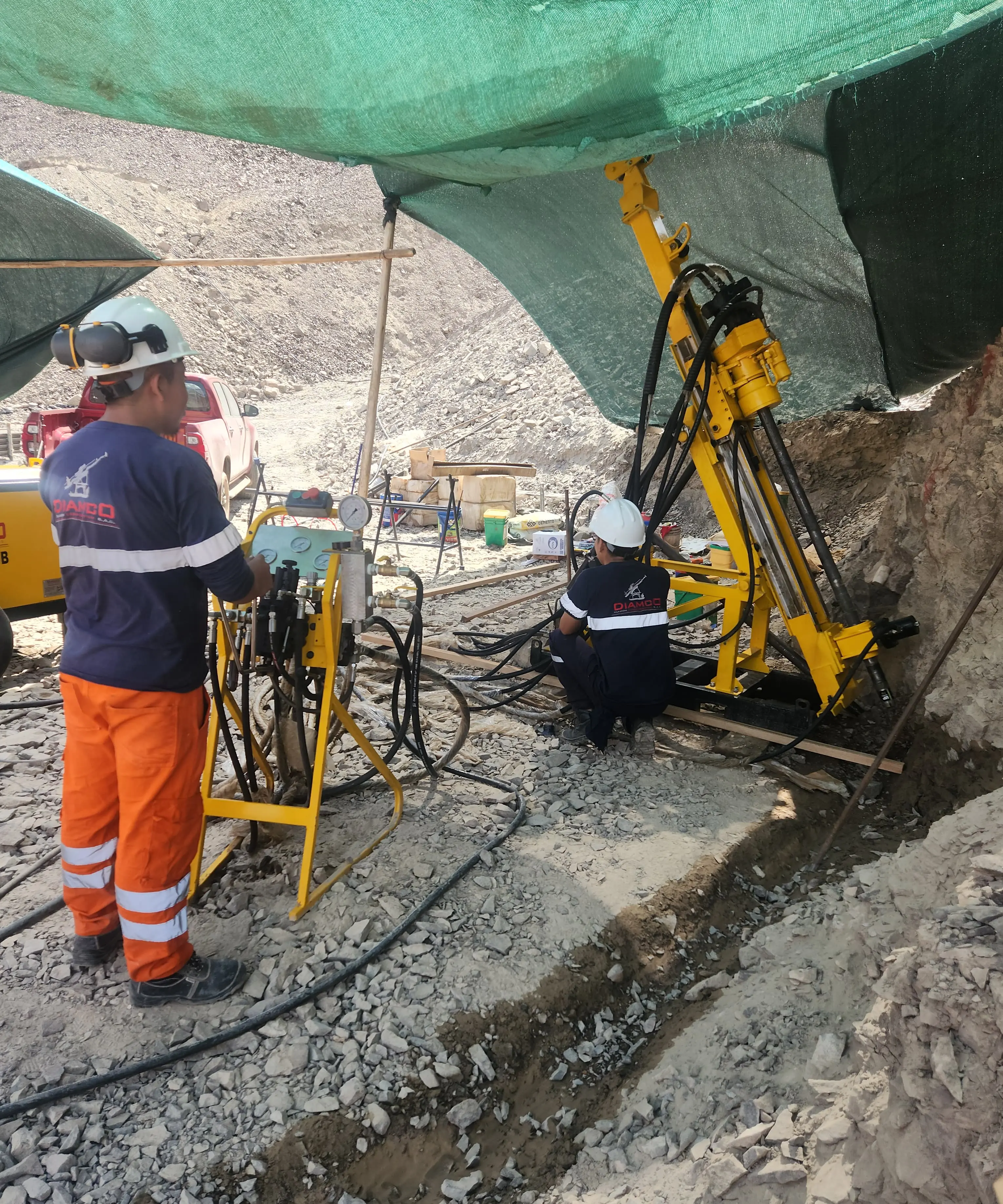 Fabricacion y mantenimiento de Perforadoras Diamantinas 