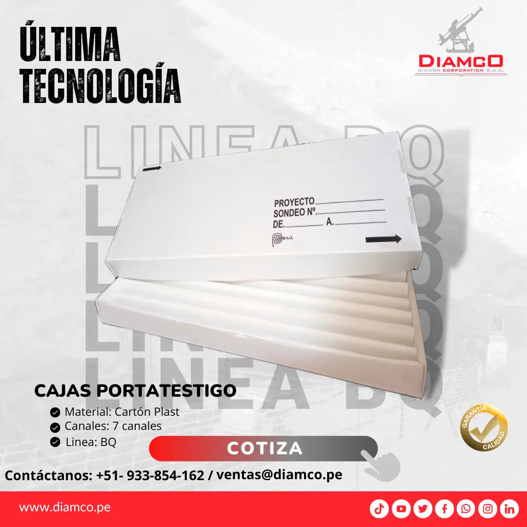 Accesorios para perforación Diamantina