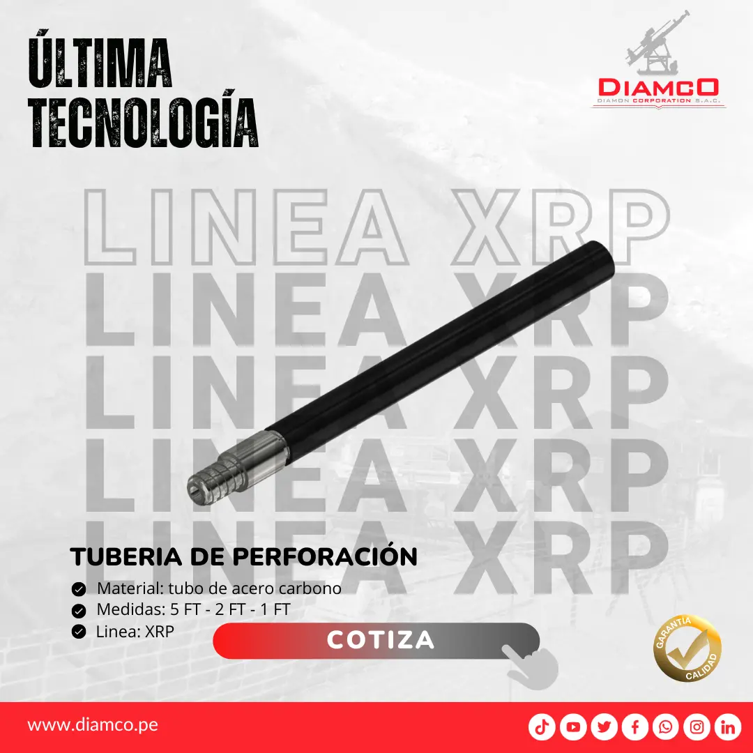 Accesorios para perforación Diamantina