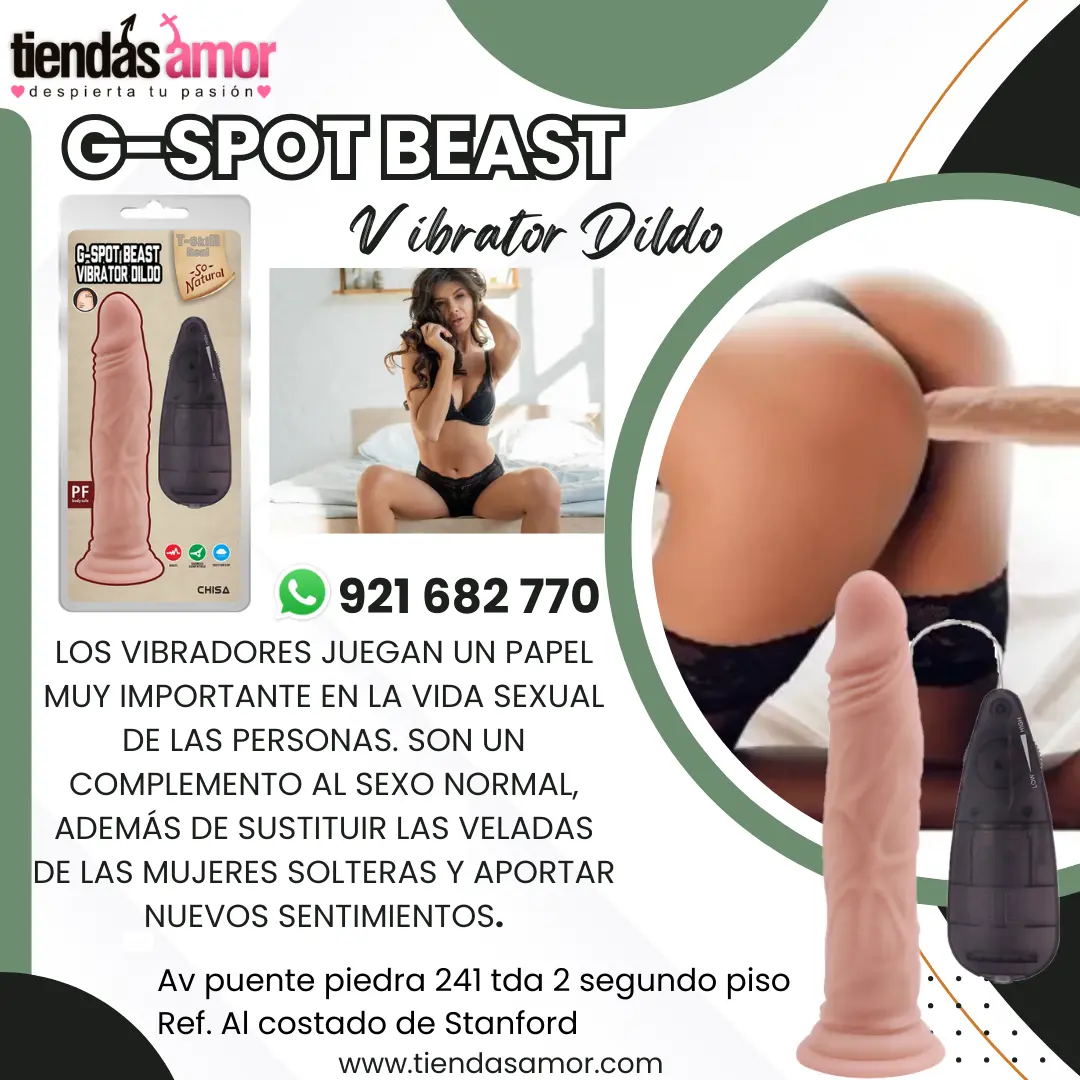 G-Spot Beast Vibrator Dildo Realistico Silicona Suave disfrutar más fácilmente. 