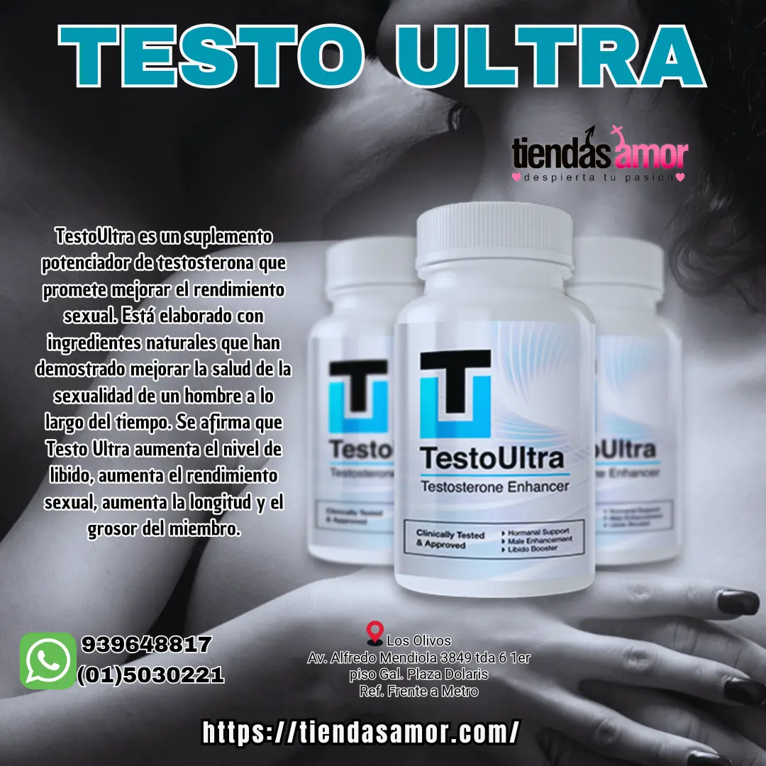 Testo Ultra Potenciador de Testosterona