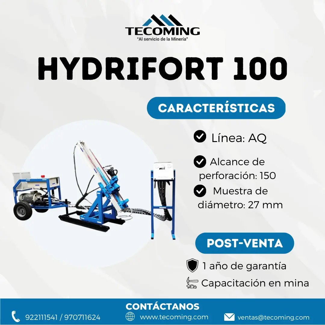 MINERIA EQUIPO PARA PERFORACION EN AQ TECOMING