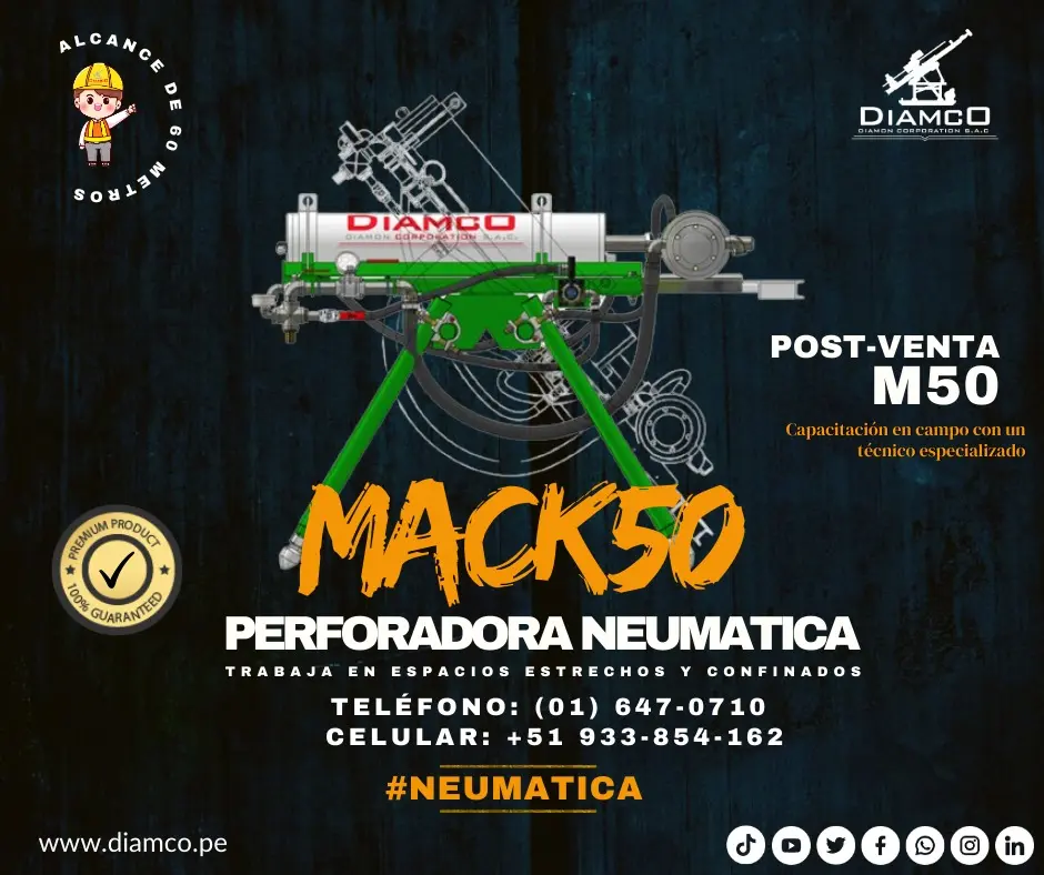 MAQUINA DIAMANTINA MACK50