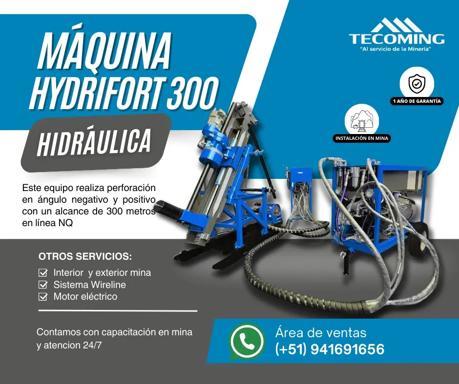 EQUIPO DE PERFORACION DIAMANTINA - PASANTE NQ TECOMING