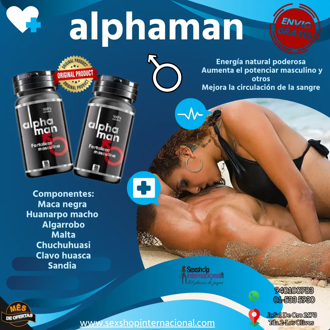 ALPHAMAN REVOLUCIONA TU SEXUAL CON PODER 