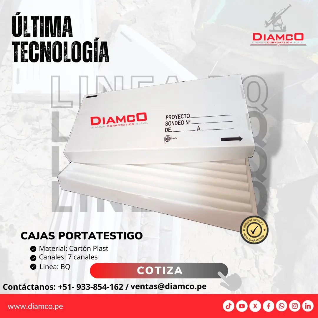 VENTA DE ACCESORIOS DE PERFORACION DIAMANTINA