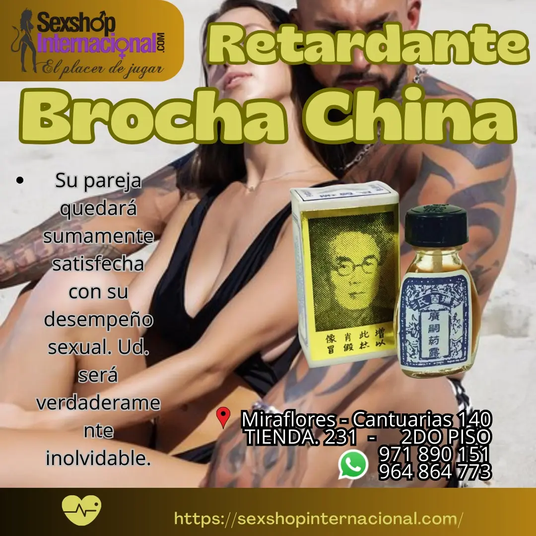 Retardante Brocha China Original - MIRAFLORES CANTUARIAS 140 LIMA