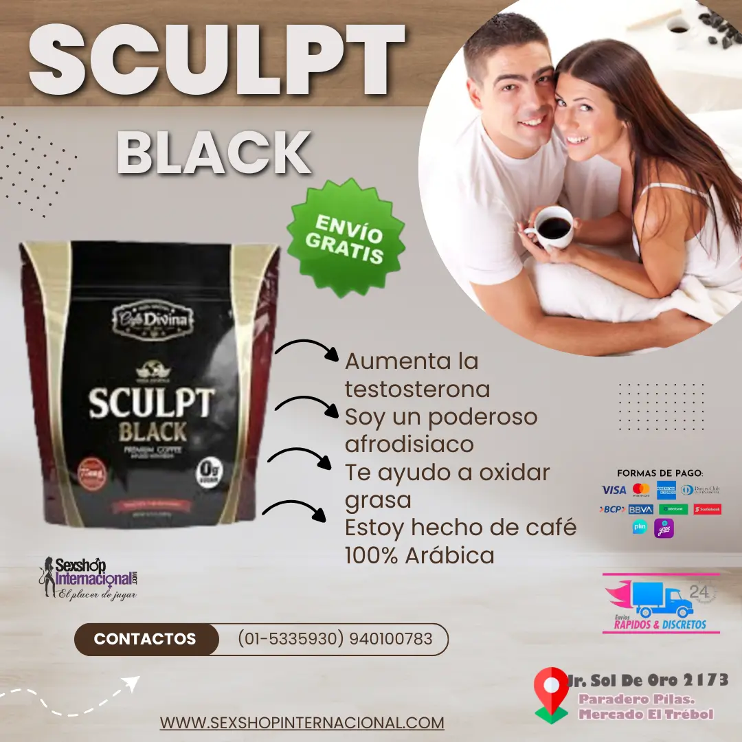CAFÉ SCULPT TONGKAT ALI ENERGIA Y POTENCIA 