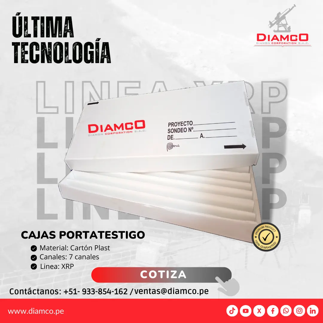 CAJAS PORTA TESTIGO CARTON PLAST 
