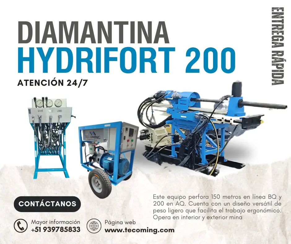 EQUIPO PARA MINA SUPERFICIE HYDRIFORT 200 TECOMING