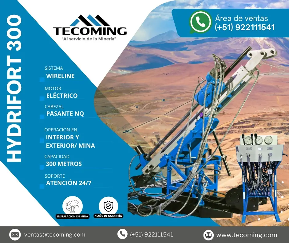 MAQUINA PARA EXPLORACION MINERA TECOMING