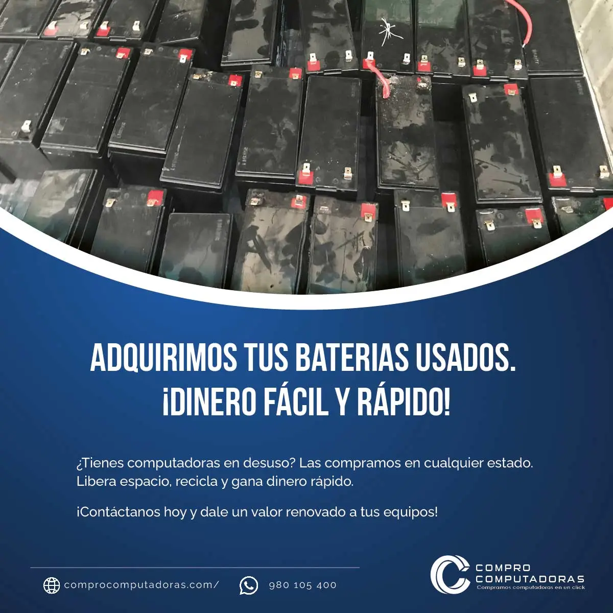 COMPRAMOS EQUIPOS DADOS DE BAJA