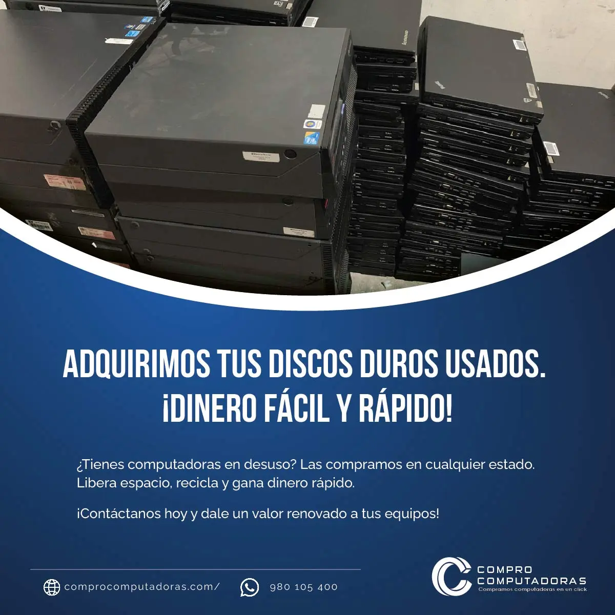 COMPRAMOS EQUIPOS DADOS DE BAJA