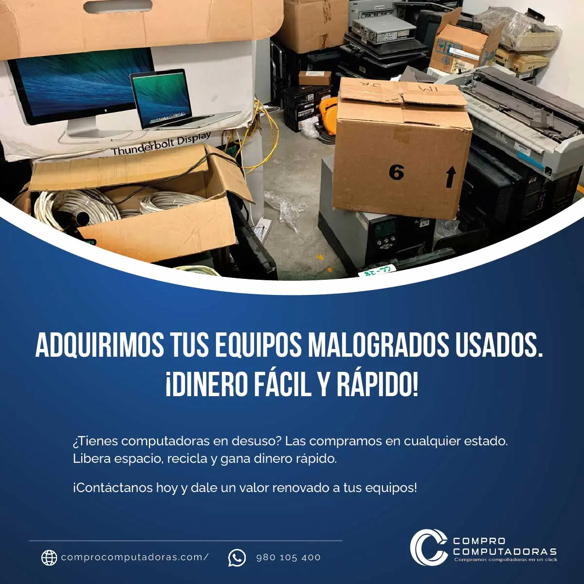 COMPRAMOS EQUIPOS DADOS DE BAJA