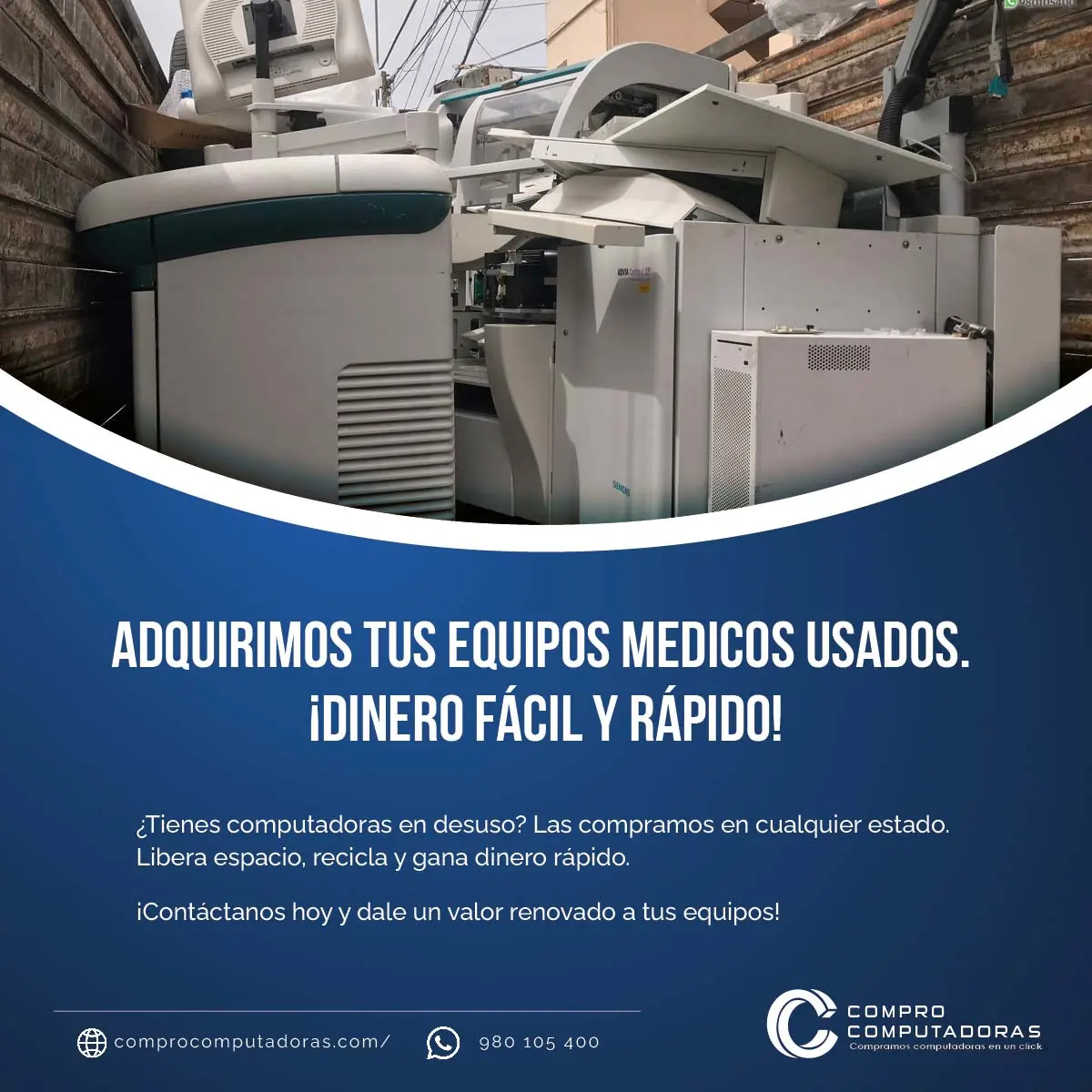 COMPRAMOS EQUIPOS DADOS DE BAJA