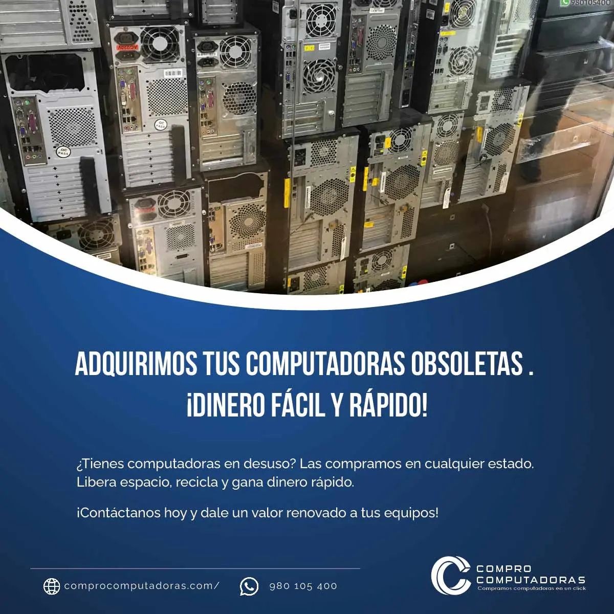 COMPRAMOS EQUIPOS DADOS DE BAJA