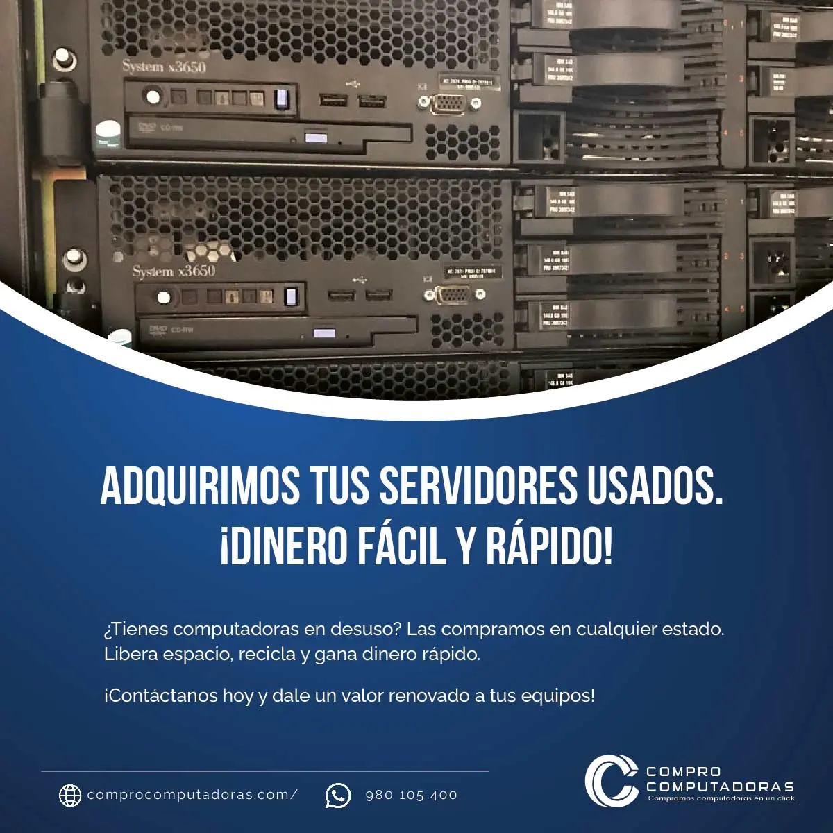 COMPRAMOS EQUIPOS DADOS DE BAJA