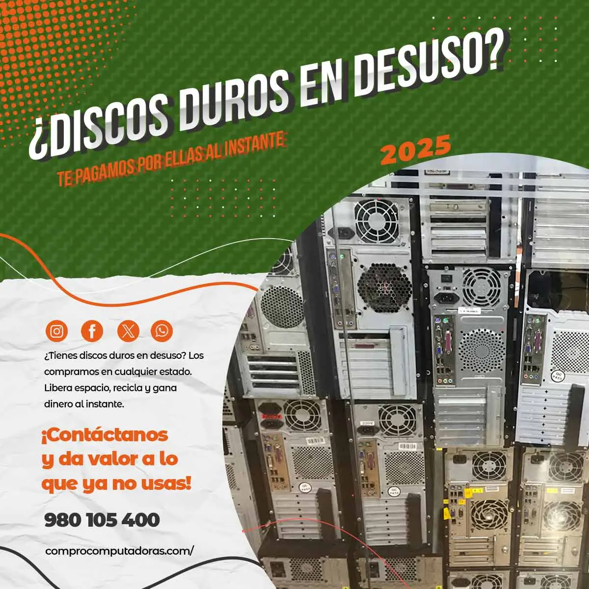 COMPRAMOS EQUIPOS DADOS DE BAJA