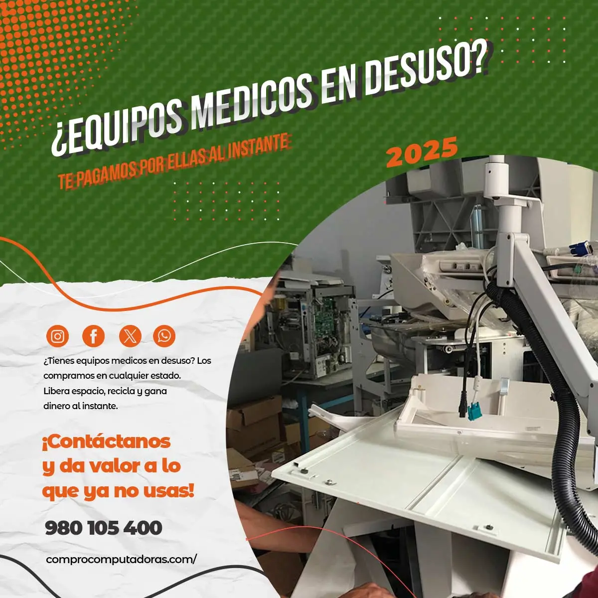 COMPRAMOS EQUIPOS DADOS DE BAJA