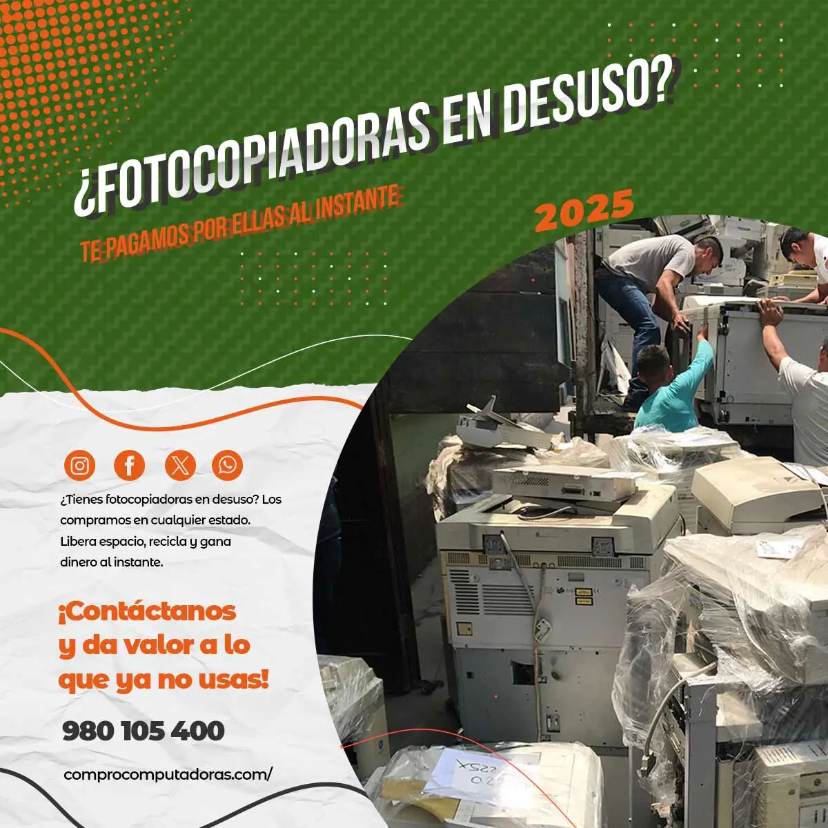 COMPRAMOS EQUIPOS DADOS DE BAJA