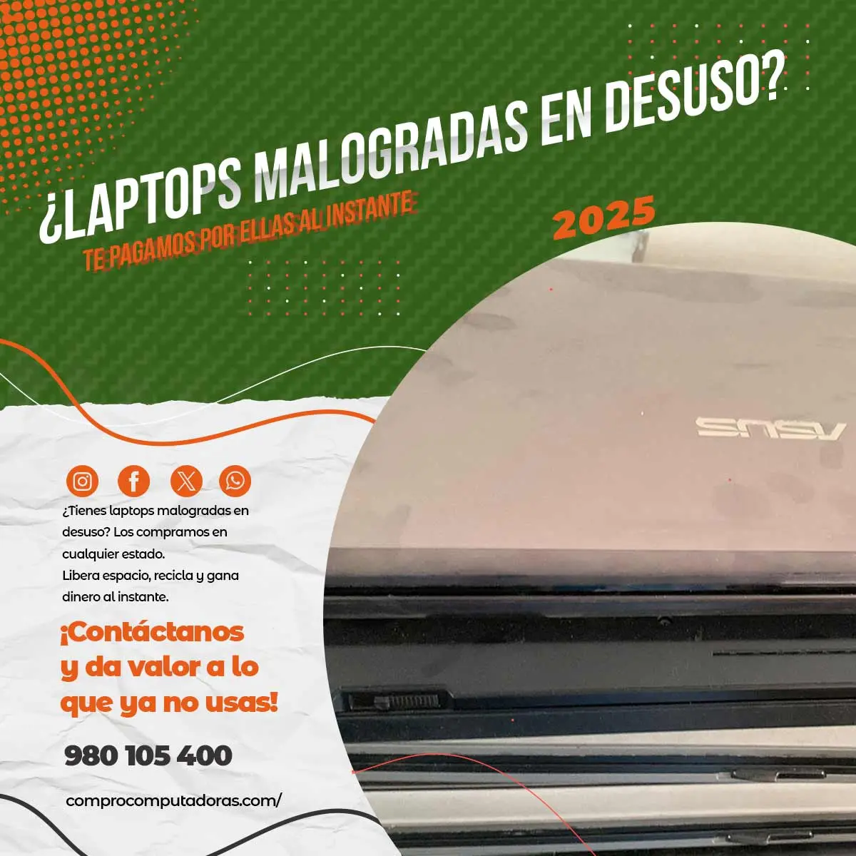 COMPRAMOS EQUIPOS DADOS DE BAJA