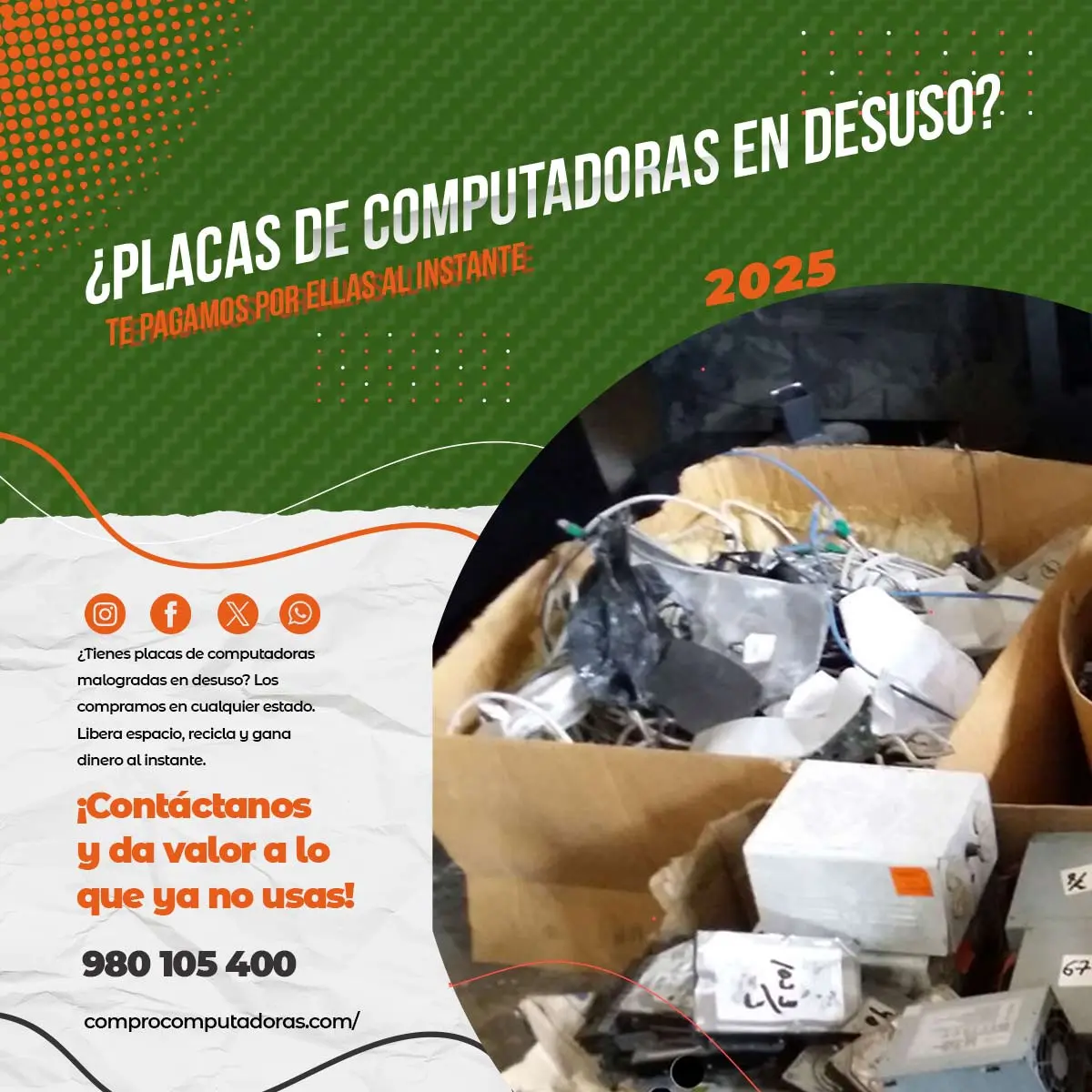 COMPRAMOS EQUIPOS DADOS DE BAJA