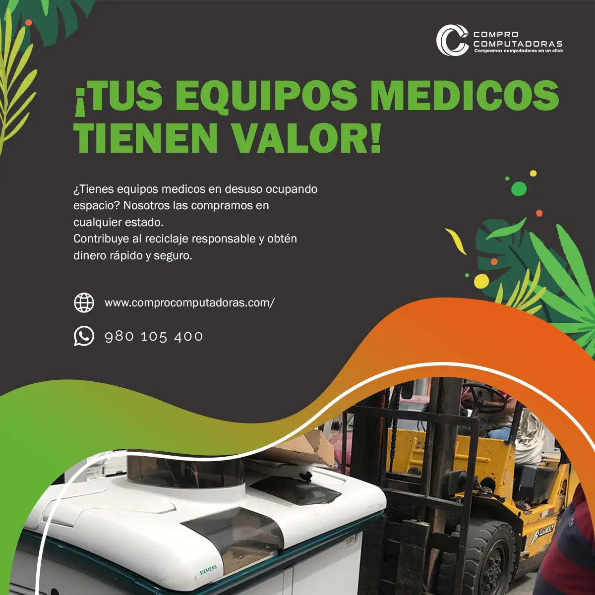 COMPRAMOS EQUIPOS DADOS DE BAJA