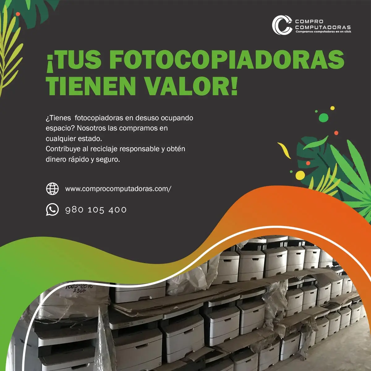 COMPRAMOS EQUIPOS DADOS DE BAJA