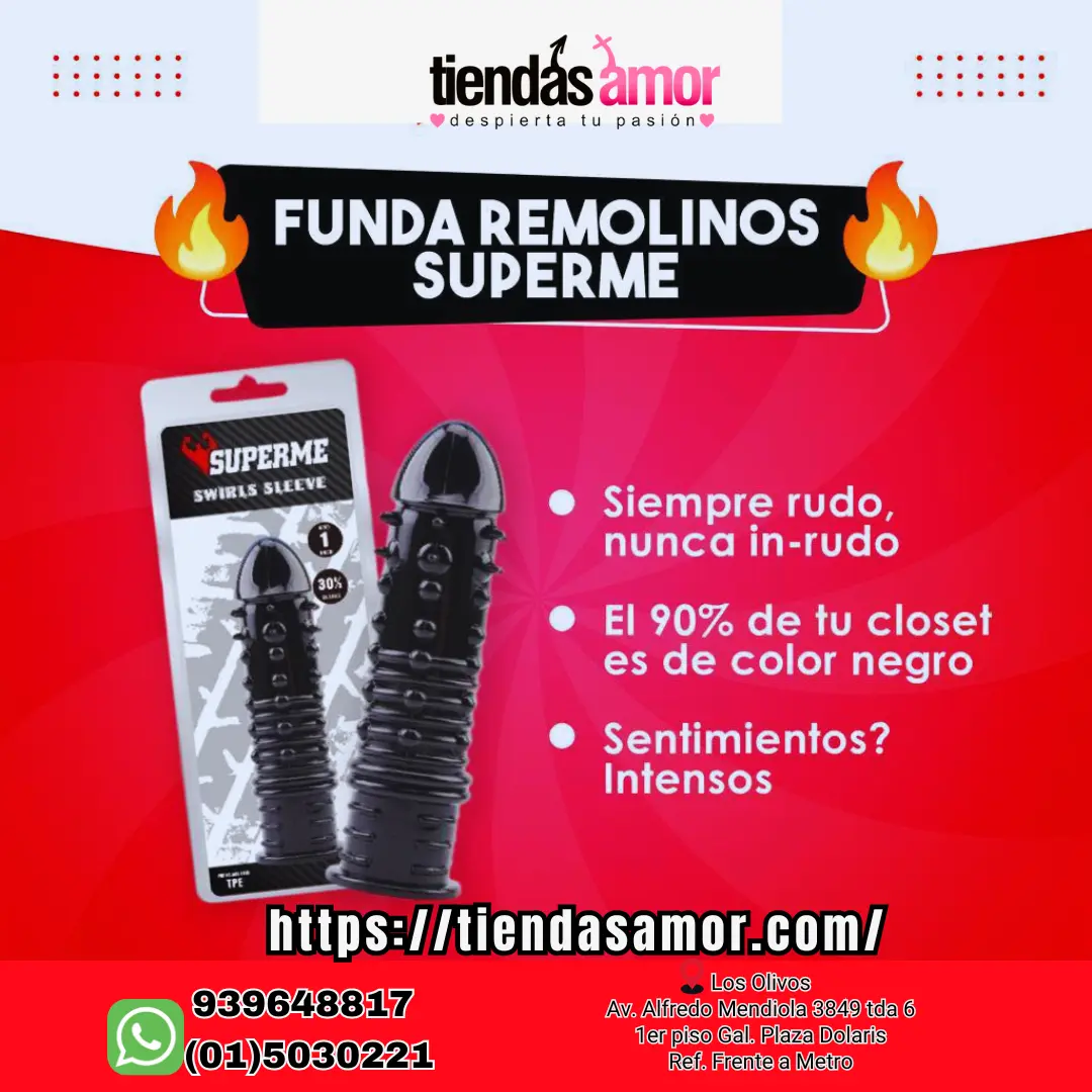 Funda Superme Swirls Sleeve-Black
