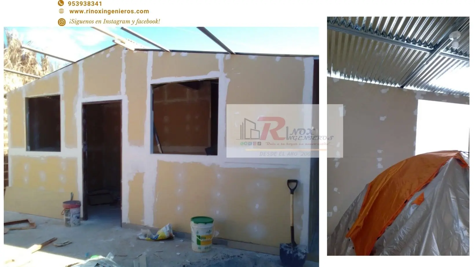 Construcción de Casas Oficinas. en drywall