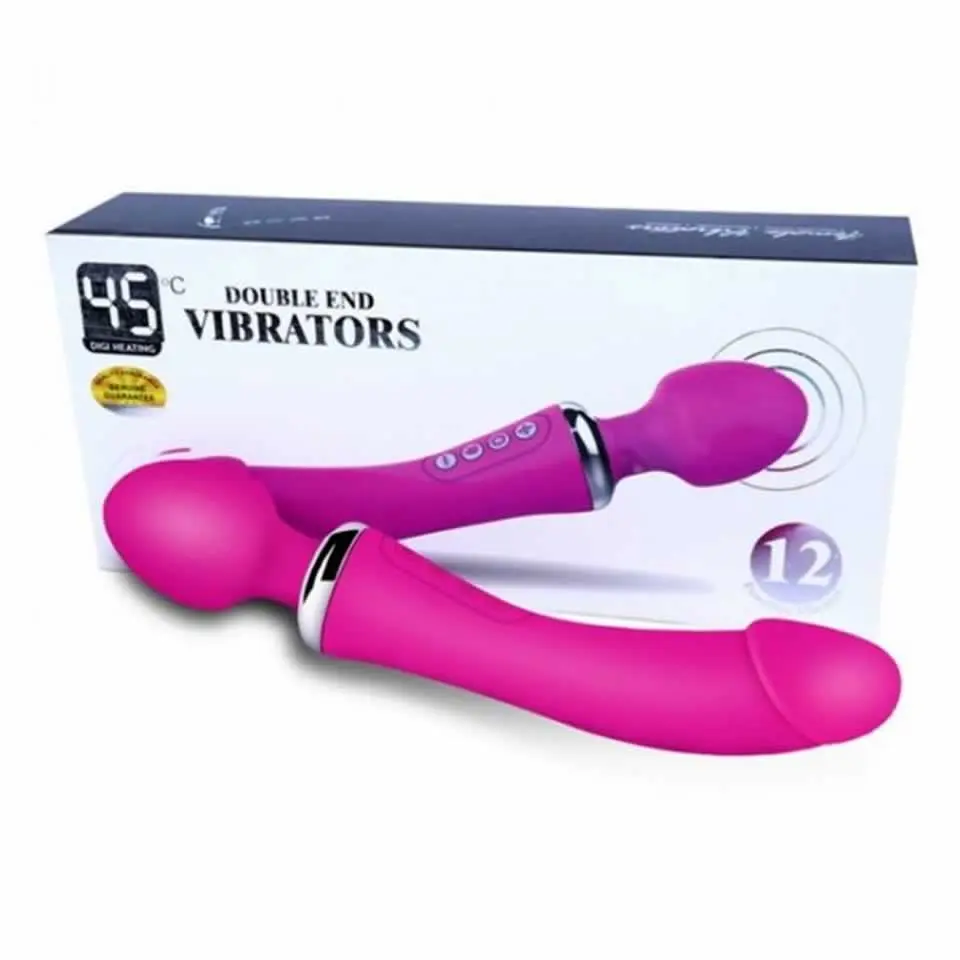 DOUBLE PENETRATION HEATING VIBRATOR - VIBRADOR DUO - SEXSHOP MIRAFLORES