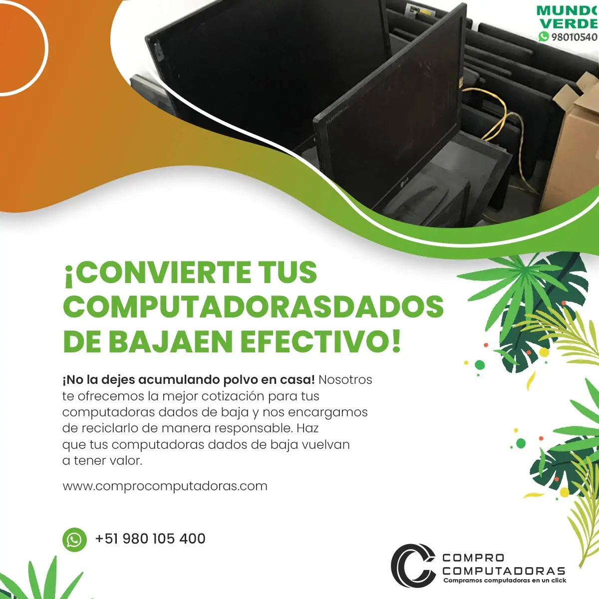 VENDE TU COMPUTADORA HOY MISMO 