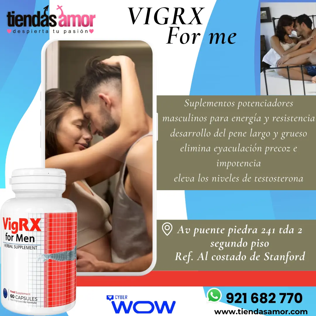 VigRX Formen Suplementos potenciadores masculinos para energía y resistencia