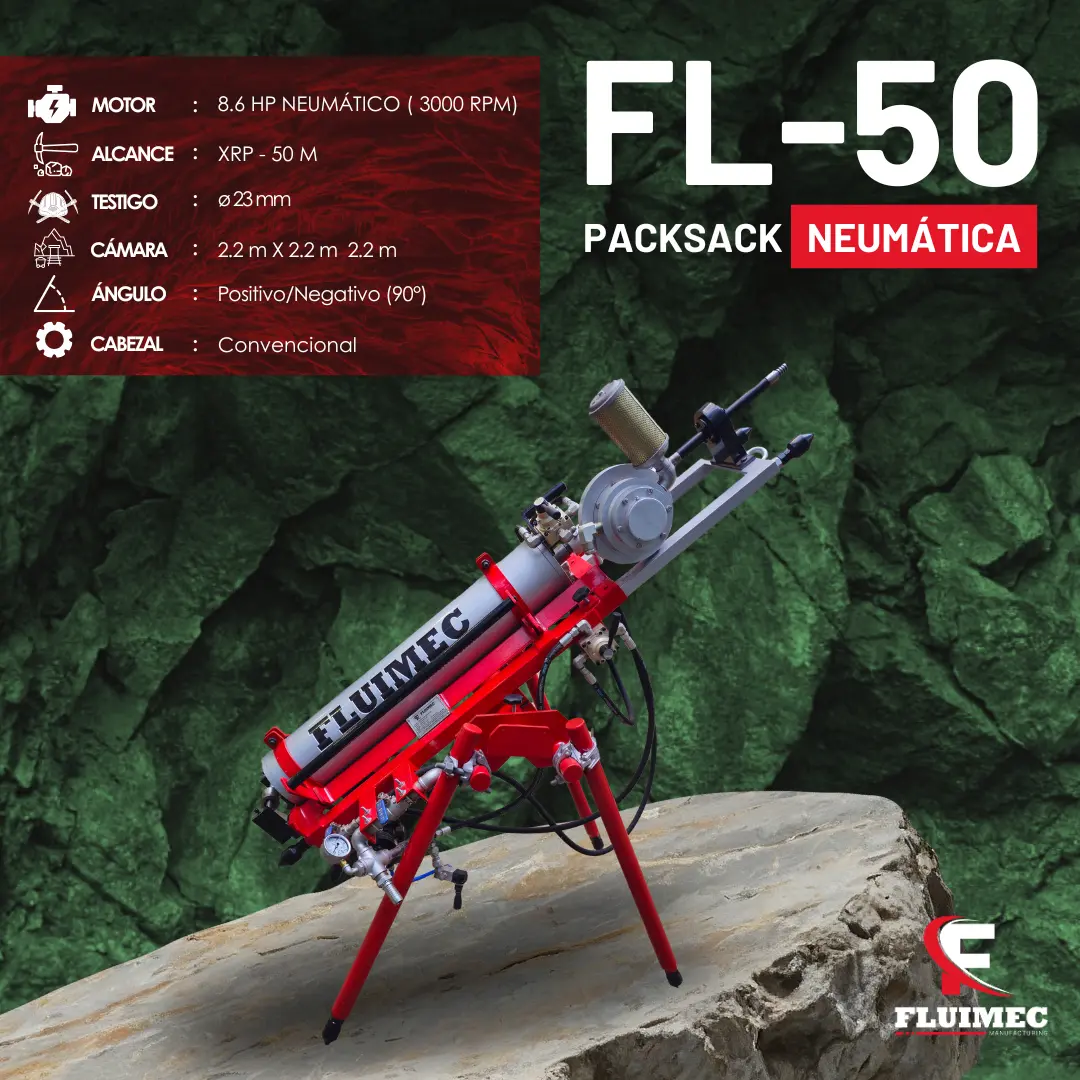 PACKSACK NEUMÁTICA FL50 trabajos en superficie 