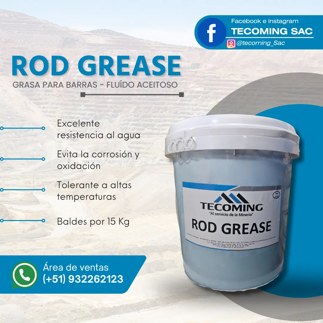 ROD GREASE LUBRICANTE PARA BARRENAS 