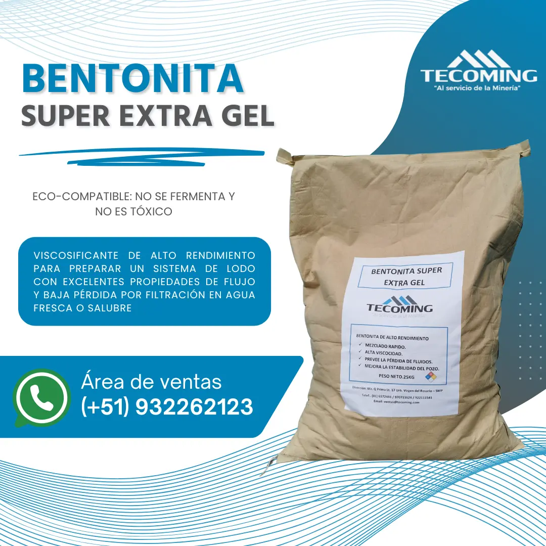 BENTONITA SUPER EXTRA GEL 