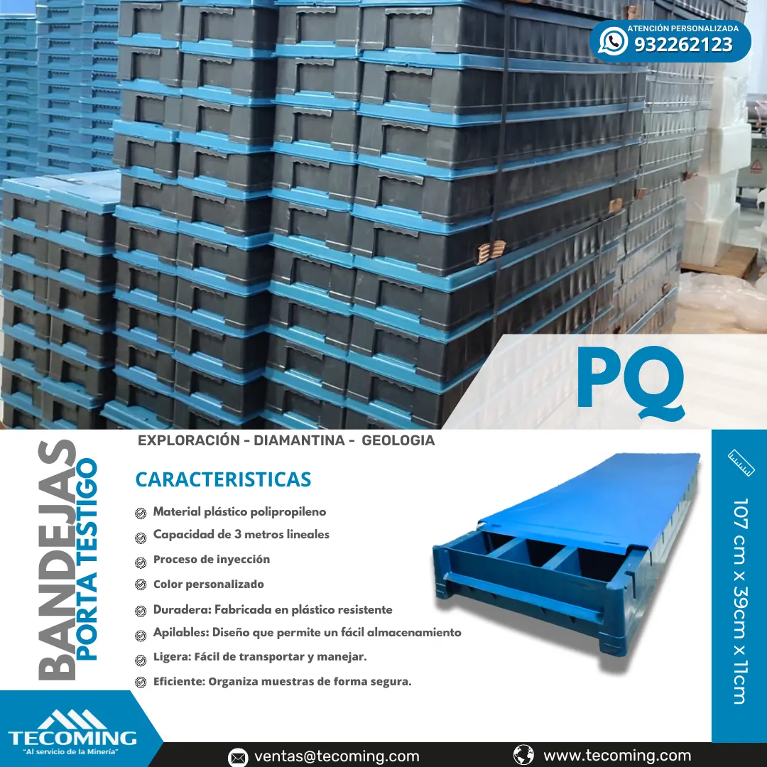 BANDEJAS PQ - MINERIA Y EXPLORACION