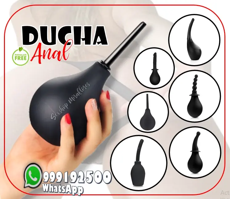 DUCHA ANAL - BOMBILLAS DE HIGIENE ANAL - ENEMA - SEXSHOP MIRAFLORES
