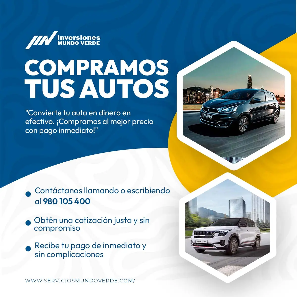  Venta de autos usados o chocados Te lo compramos hoy mismo 