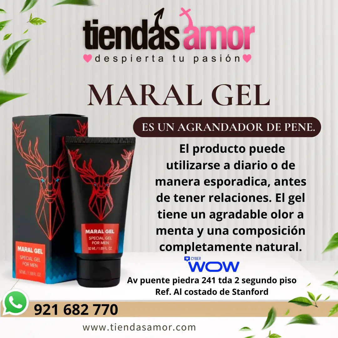 Maral Gel PARA GANANCIAS DE LARGO Y ANCHO Máximo Rendimiento