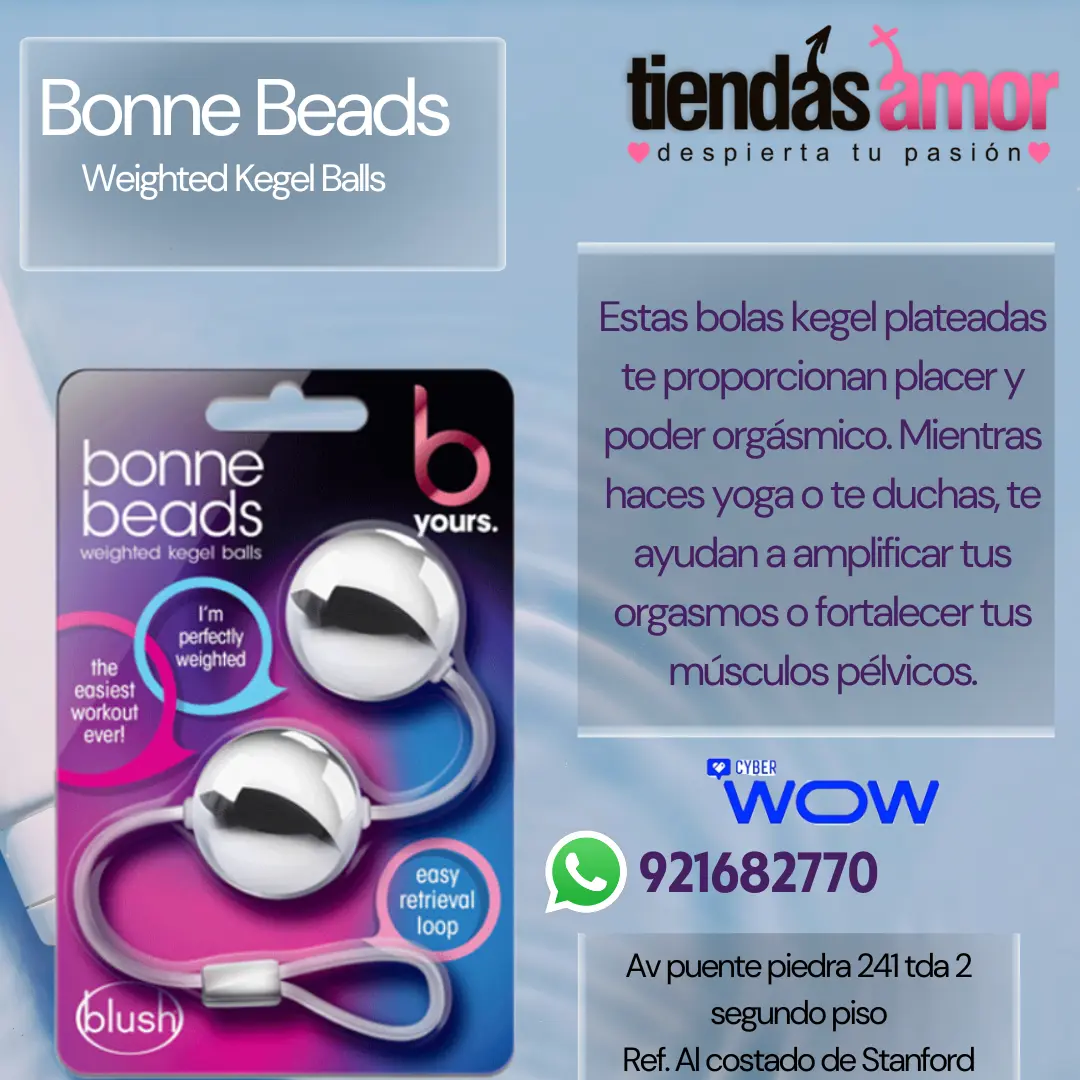 Bonne Beads Weighted Kegel Balls orgasmos o fortalecer tus músculos pélvicos